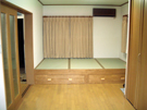 居間の改装例(かさ上げで楽に乗り移り)
